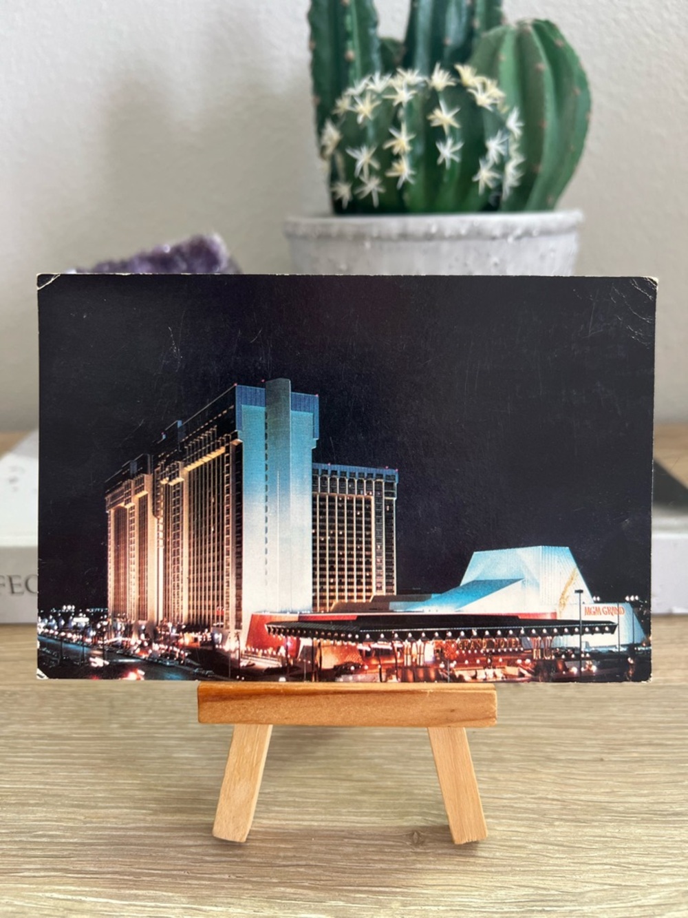 Vintage MGM Grand Hotel Las Vegas Postcard Nevada Casino Strip Resort